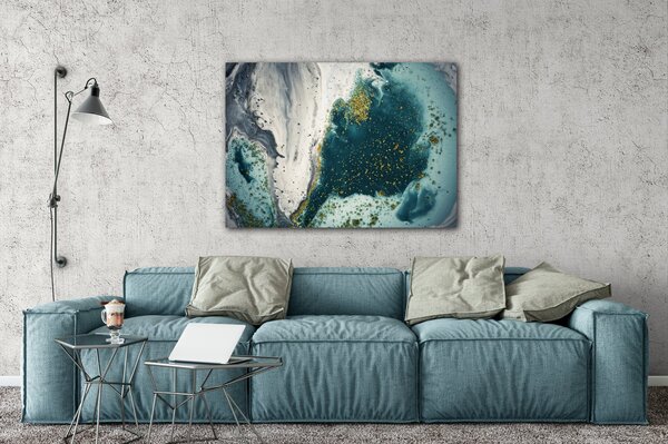 Impresi Obraz Abstrakt modrý - 70 x 50 cm