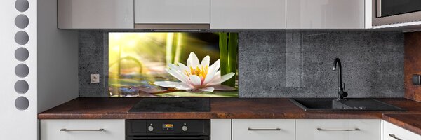 Dekorační panel sklo Vodní lilie pksh-58356953