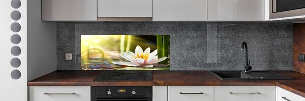 Dekorační panel sklo Vodní lilie pksh-58356953