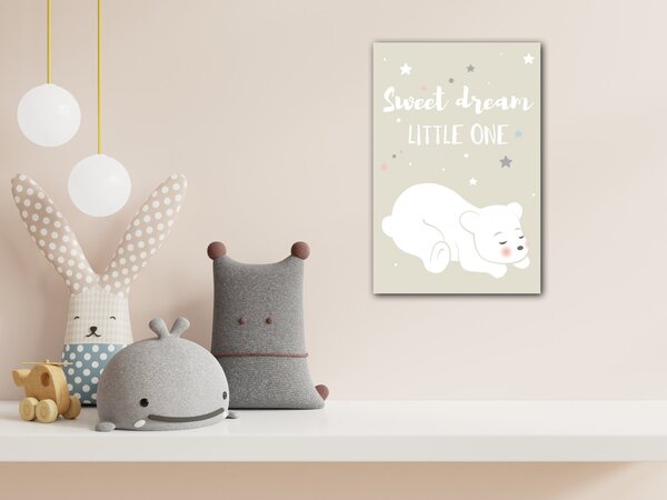 Impresi Obraz Sweet dream light green - 20 x 30 cm