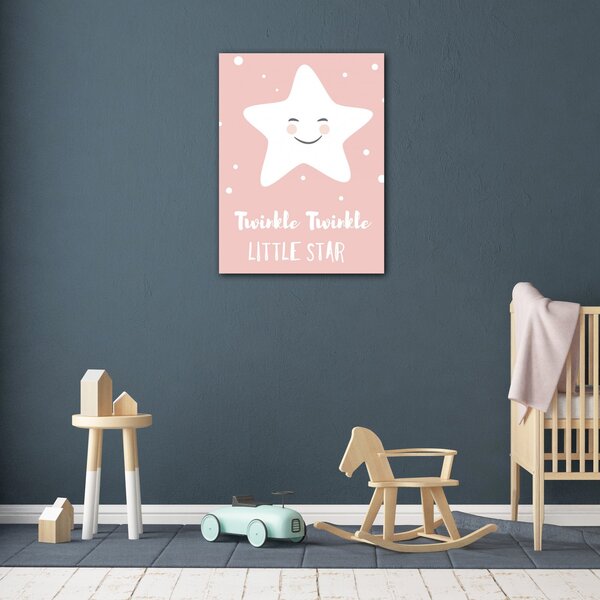 Impresi Obraz Pink twinkle twinkle little star - 30 x 40 cm
