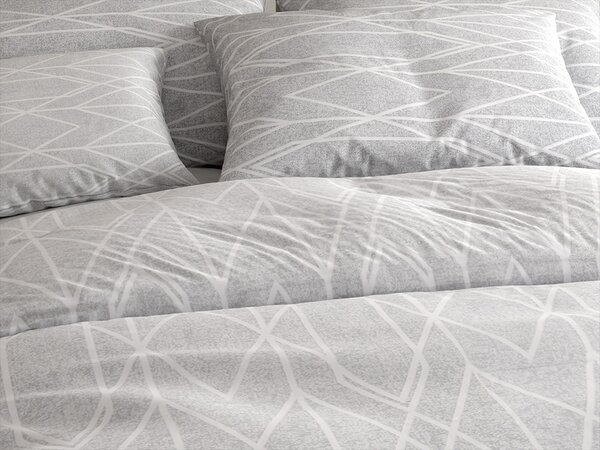 Povlečení z Renforcé bavlny GRAY STRIPES šedé Rozměr povlečení: 70 x 90 cm | 140 x 200 cm