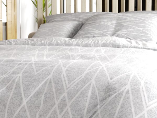 Povlečení z Renforcé bavlny GRAY STRIPES šedé Rozměr povlečení: 70 x 90 cm | 140 x 200 cm
