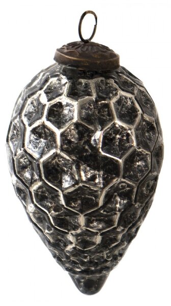 Vánoční cetka černá 7*12 cm – 7x12 cm