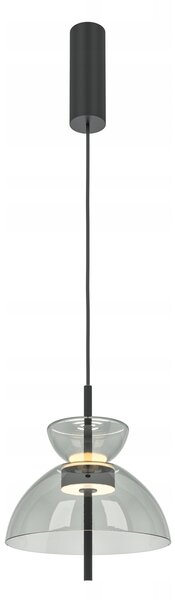 Závěsné svítidlo do ložnice Bangkok MOD185PL-L11B3K2 LED 12W 3000K černé šedé