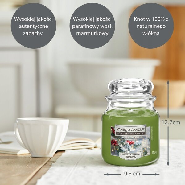 Parafínová vonná svíčka Pepperberry Pine Yankee Candle