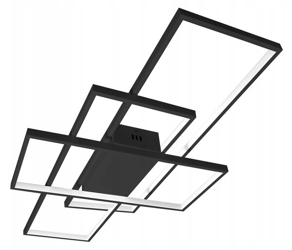 Stropní svítidlo Masterled LED lustr 126W, stmívatelný, černý