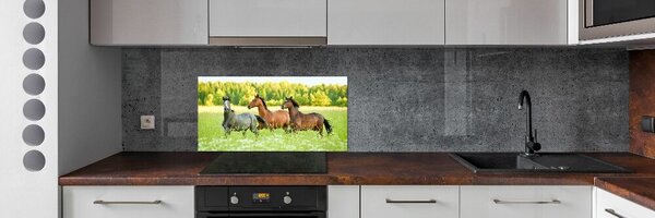 Panel do kuchyně Koně ve cvalu pksh-58845191