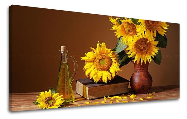 Obraz na stěnu PANORAMA KVĚTINY - 30x60 cm