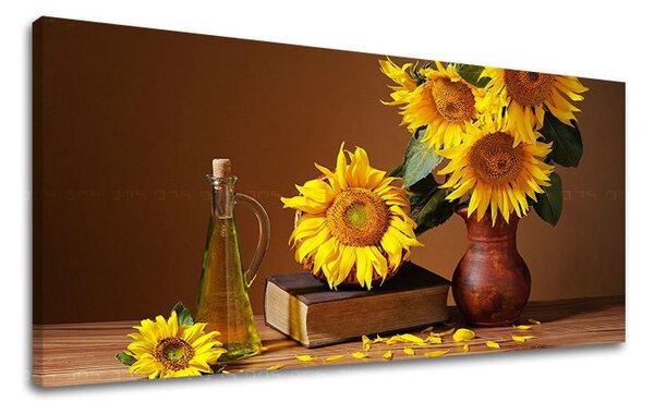 Obraz na stěnu PANORAMA KVĚTINY - 30x60 cm