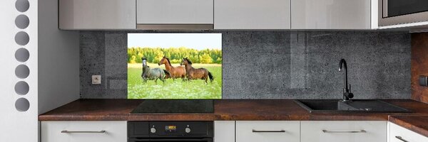 Panel do kuchyně Koně ve cvalu pksh-58845191
