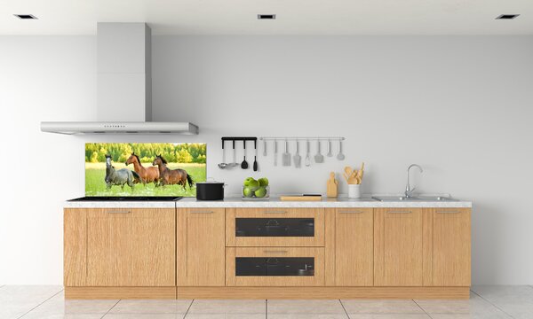 Panel do kuchyně Koně ve cvalu pksh-58845191