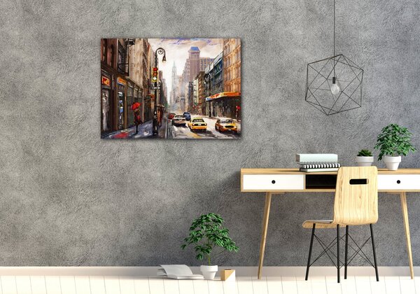 Impresi Obraz New York malba - 70 x 50 cm