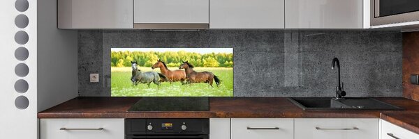 Panel do kuchyně Koně ve cvalu pksh-58845191