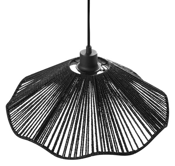 Závěsná lampa MIGORI Papír Černá