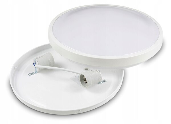 Stropní Svítidlo kulatý Kwazar Luminaire 34 x 34 cm bílý, šedý