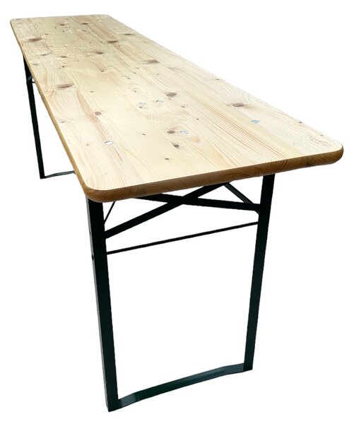 TENTino Profi pivní zahradní set 220x50 cm - STŮL + 2x LAVICE S OPĚRKOU