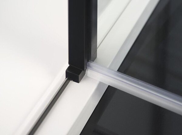 Sprchový kout ZOOM LINE BLACK čtvercový 900x900 mm, čiré sklo