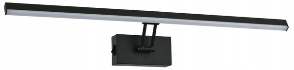 Reality Lester nástěnné LED svítidlo 8W 60cm černá 4000K s vypínačem