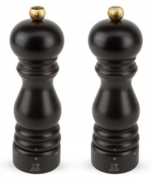 Peugeot Sada mlýnků na sůl a pepř, barva čokoládová, 18 cm