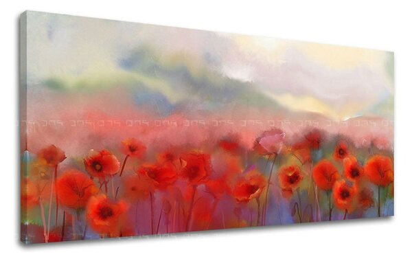 Obraz na stěnu PANORAMA KVĚTINY - 30x60 cm