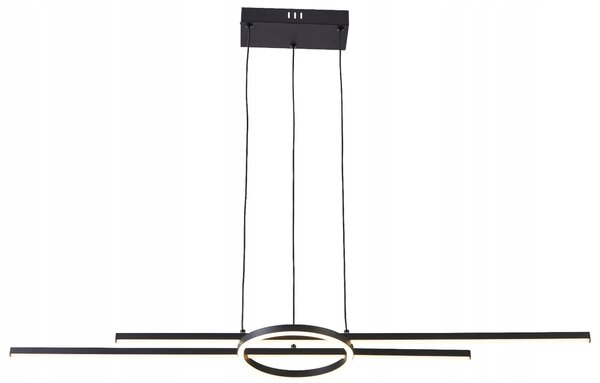 LED závěsné svítidlo moderní černé do obýváku jídelny 100 cm 4000K Reality