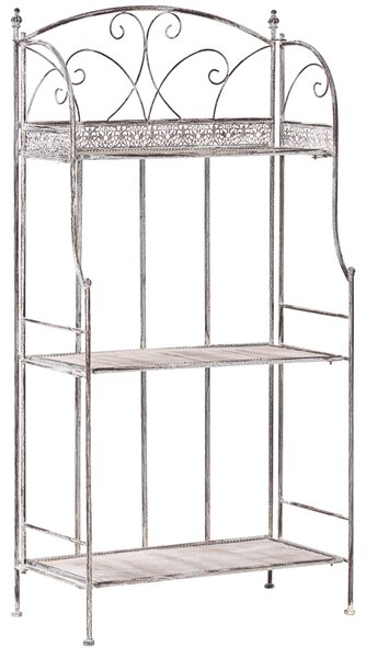Regál s policemi VILLADOSE Kov 117 cm 60 cm Šedá
