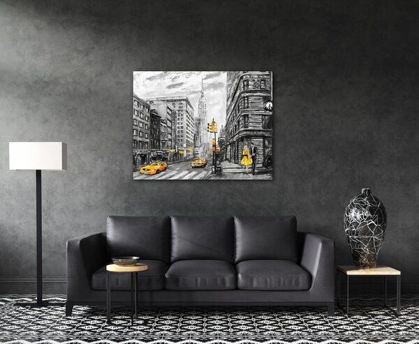 Impresi Obraz New York žluté detaily - 90 x 70 cm