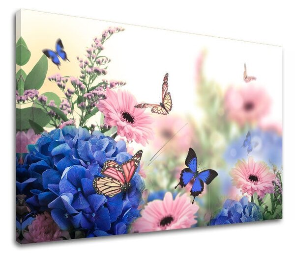 Obraz na stěnu RŮŽOVÉ KVĚTY_153-11 - 20x30 cm