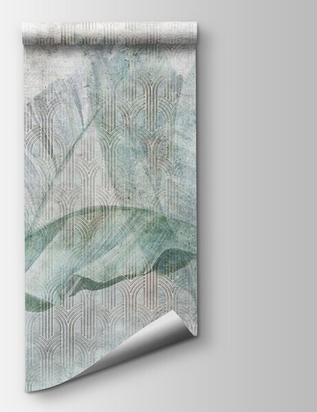 Fototapeta Elegantní listy na texturovaném pozadí, Fototapety s listy, Populární fototapety, u96927 - Tapeko.co.cz
