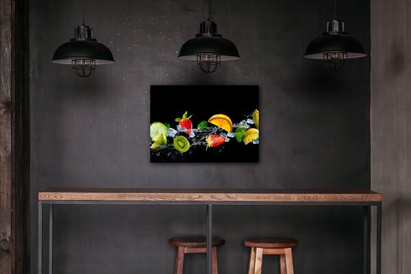 Impresi Obraz Ovoce ve vodě - 70 x 50 cm