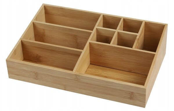 DOCHTMANN Bambusový organizér 33x9x21cm