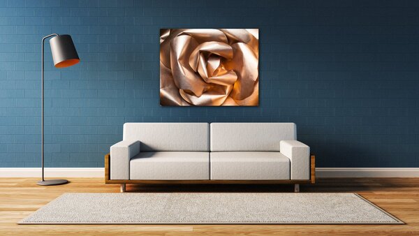 Impresi Obraz Abstrakt zlatá růže - 90 x 70 cm