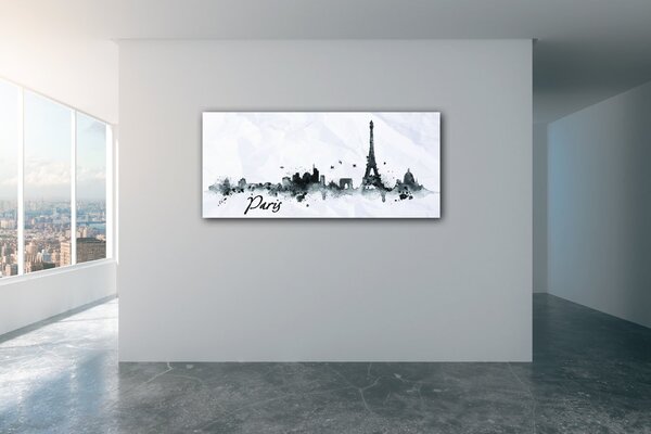 Impresi Obraz Paříž panorama - 90 x 40 cm