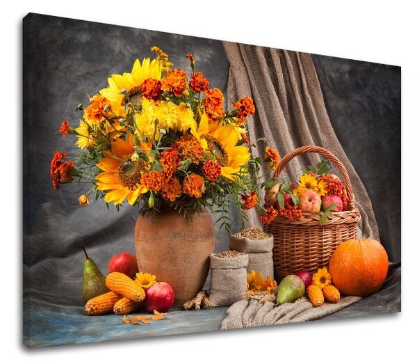 Obraz na stěnu BAREVNÉ KVĚTINY_166-11 - 20x30 cm