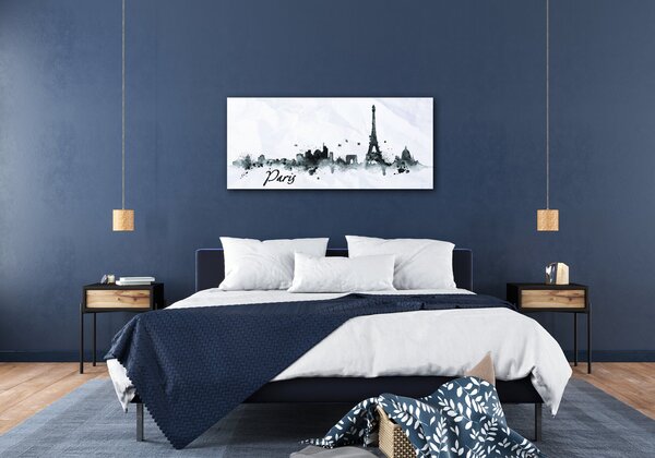 Impresi Obraz Paříž panorama - 90 x 40 cm