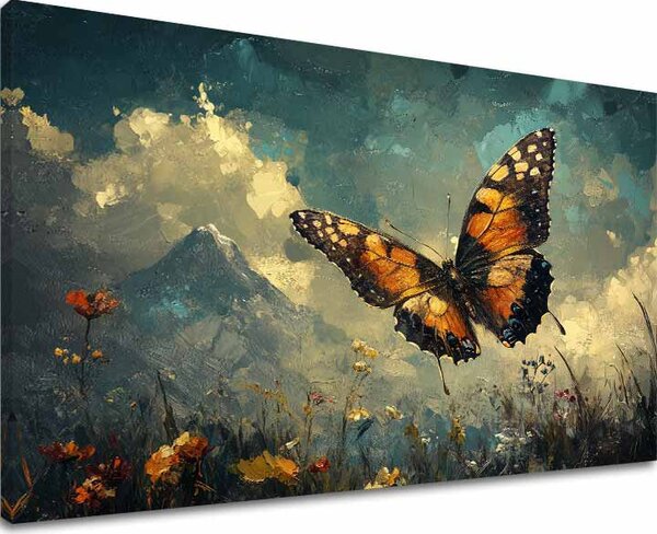 Obraz Butterfly - Let nad mraky - 40x60 cm