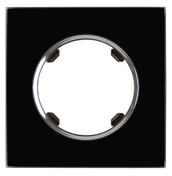 Elhard Skleněný jednoduchý rámeček Rondo Glass, černý RG3101B