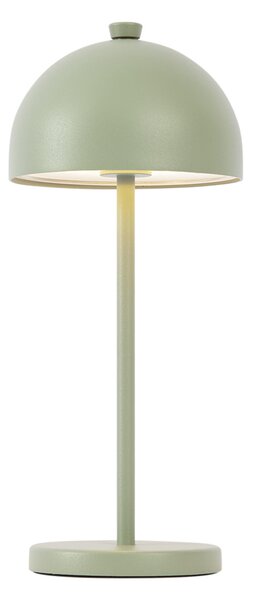 Stolní lampa zelená vč. LED IP54 Dobíjecí s nabíjecí stanicí - Squirrel