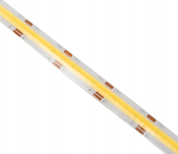 LED pásek hermetický COB Jednolitý 70W 12V IP65 Měnitelná barva CCT 5m