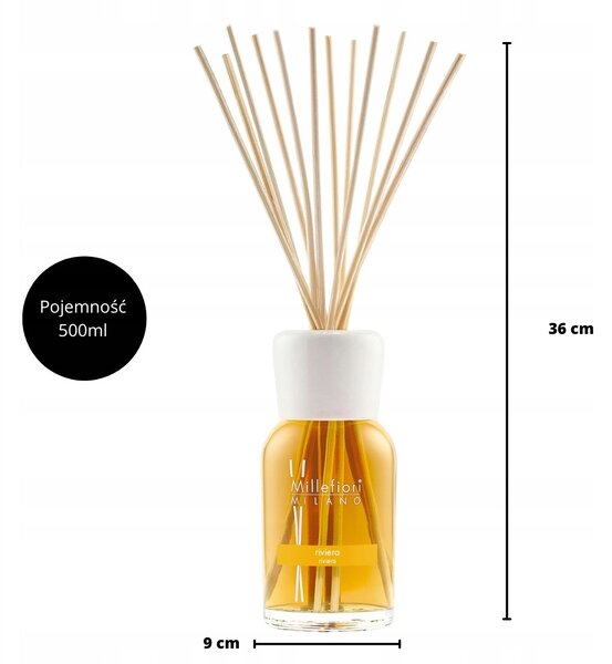Vonné tyčinky 500ml Riviera Millefiori Milano