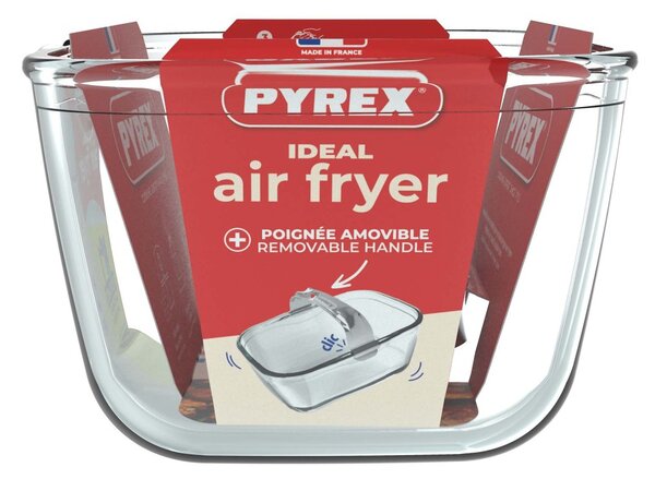 Skleněná mísa do horkovzdušné fritézy PYREX 20x14cm/1,5l., borosilikát
