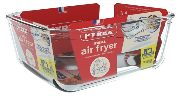 Skleněná mísa do horkovzdušné fritézy PYREX 20x18cm/2l., borosilikát