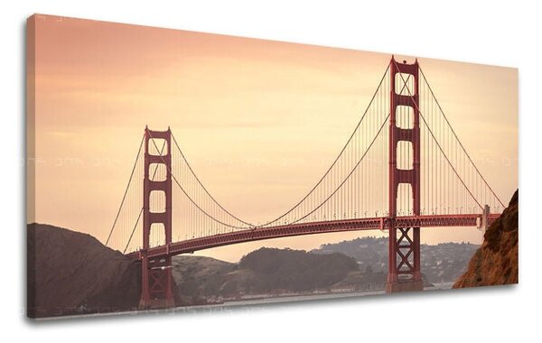 Obraz na stěnu Panorama MĚSTO / SAN FRANCISCO - 30x60 cm