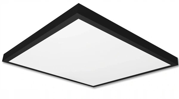 Čtvercové Stropní Svítidlo Masterled 60 x 60 cm černý