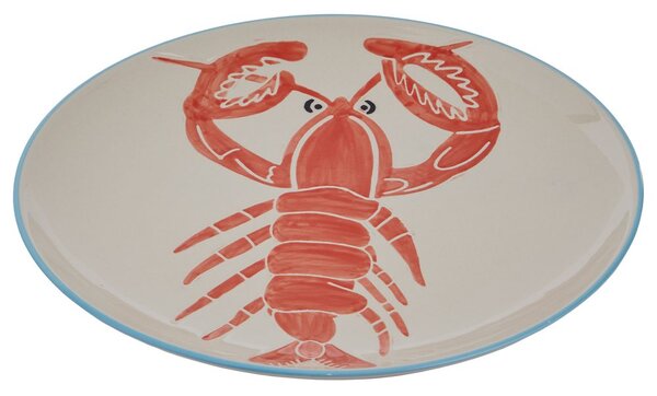 CORAL COAST Talíř humr 26 cm - červená/modrá