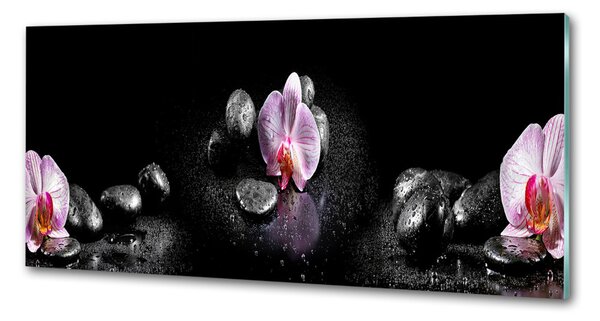 Skleněný panel do kuchynské linky Orchidej pksh-60629892