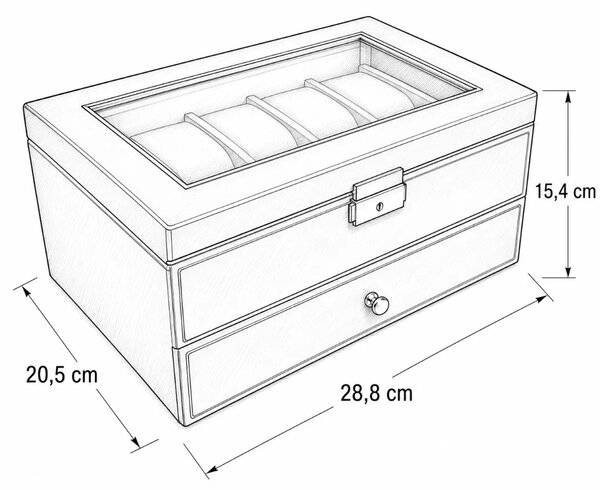 Gaira® Kazeta na hodinky 203010-10