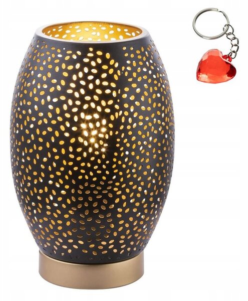 Stolní lampa Globo Lighting Narri černá, žlutá 40 W