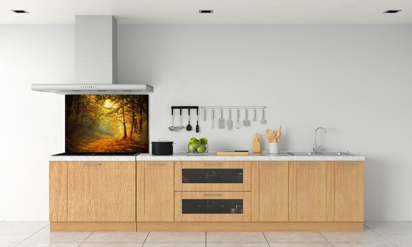 Dekorační panel sklo Podzimní les pksh-60738927